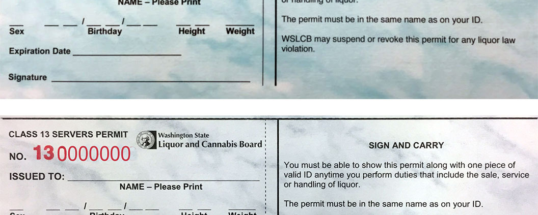 Alcohol Server Permits for Washington State